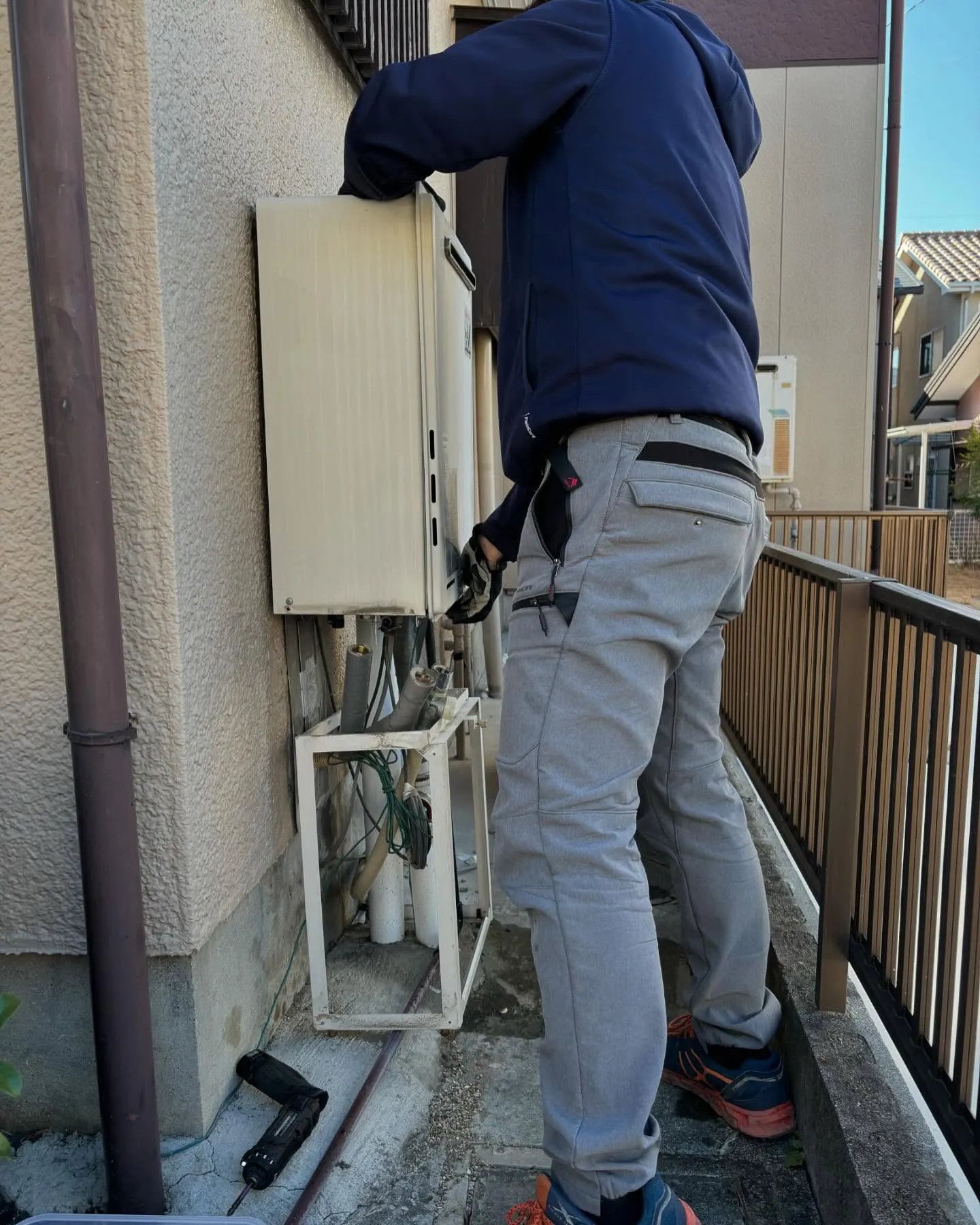 リピーターのお客様からガス給湯器交換のご依頼