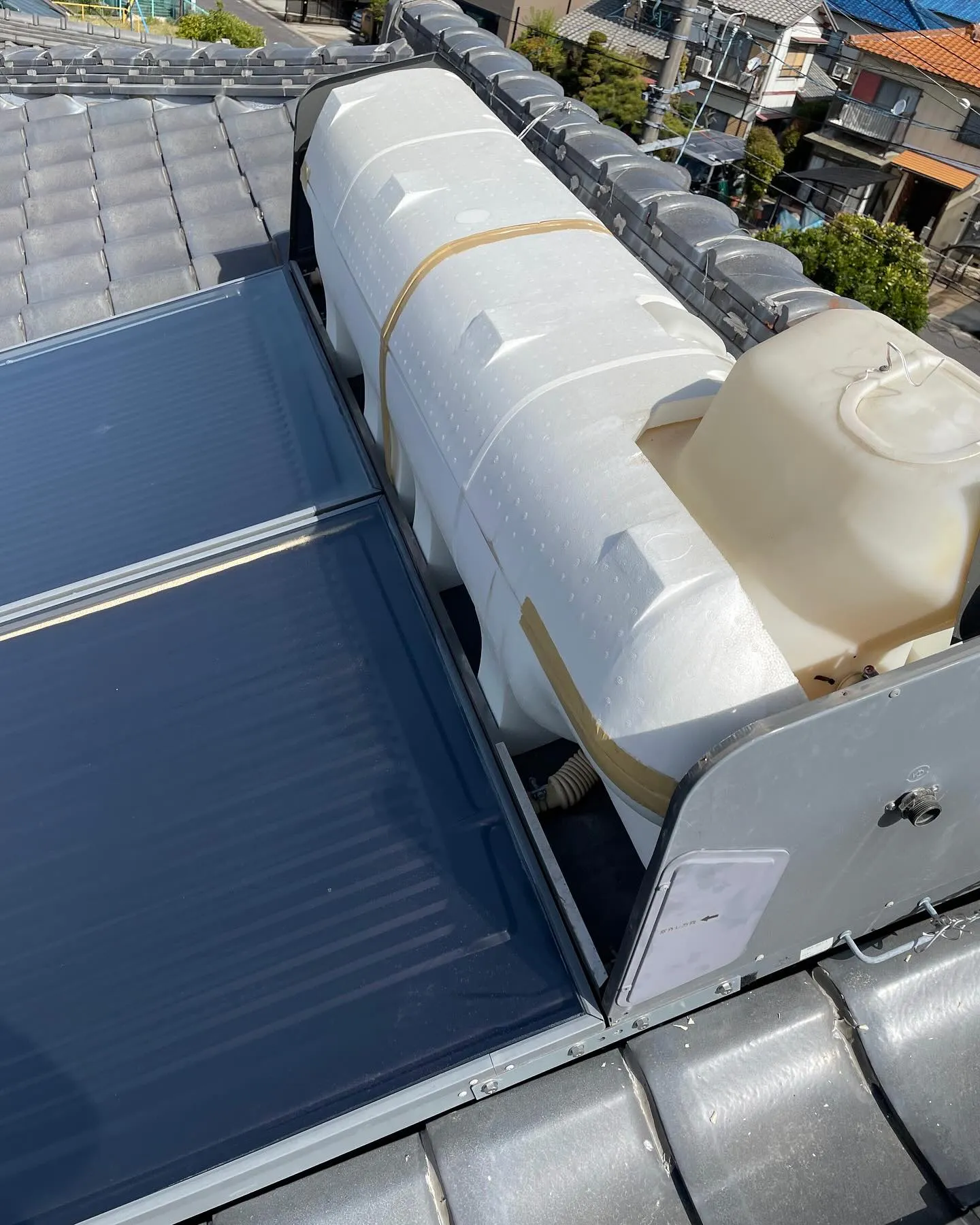太陽熱温水器撤去のご依頼