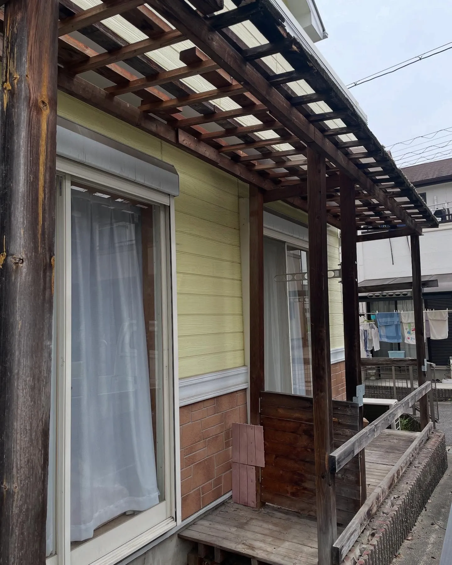 ウッドデッキ解体のご依頼。