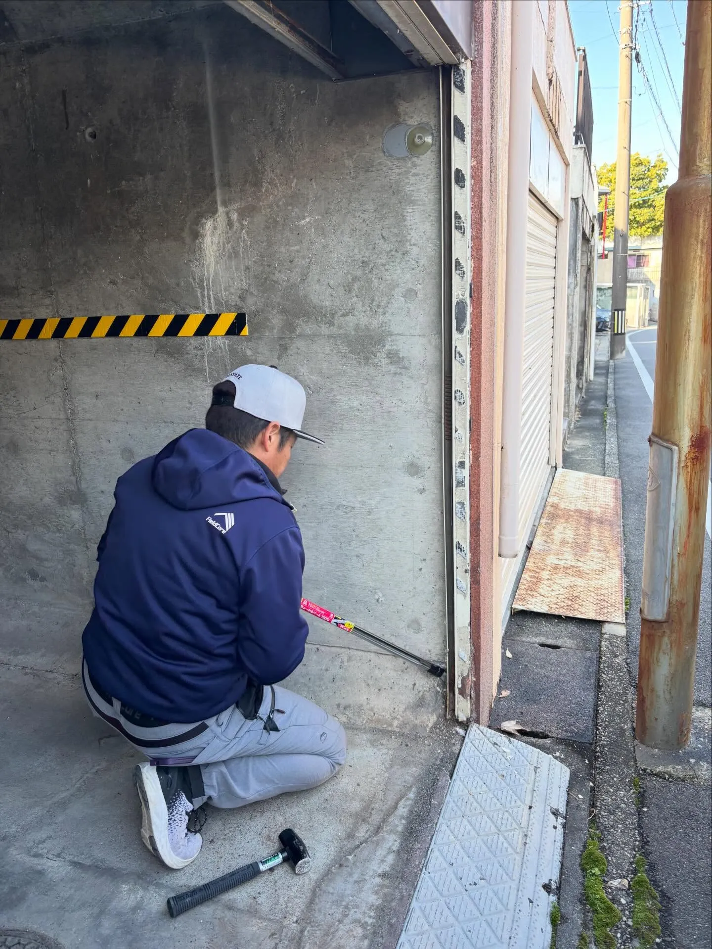 みよし市でシャッター解体、撤去