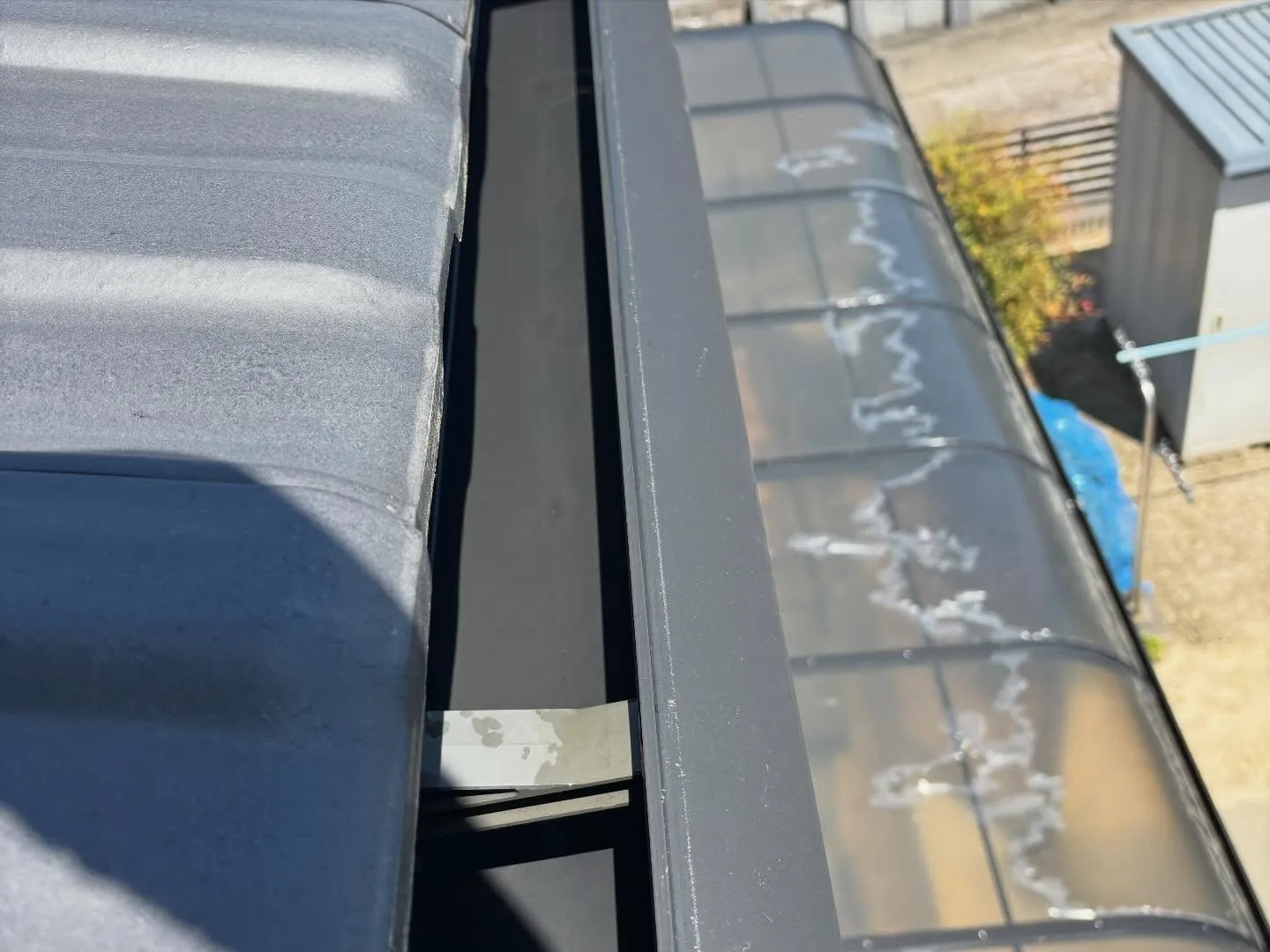 豊田市野見町にて雨樋清掃のご依頼。